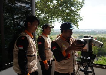 Bersama Kemenag dan Ormas Islam Di Bukit Condrodipo Kab. Gresik, LDII Jombang Mewakili DPP, DPW hadiri Pemantauan Hilal 1 Ramadan 1444 H