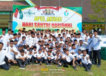 Peringati Hari Santri Nasional, Santri Ponpes dan Siswa Budi Utomo Gadingmangu ikuti Apel Akbar