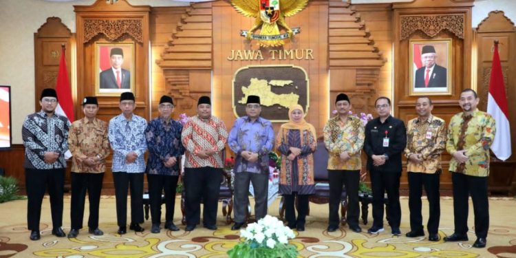 Road to Rakernas, Pengurus LDII Jatim Audiensi dengan Gubernur Khofifah