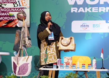 Workshop Ecoprint di Expo Rakernas LDII 2023