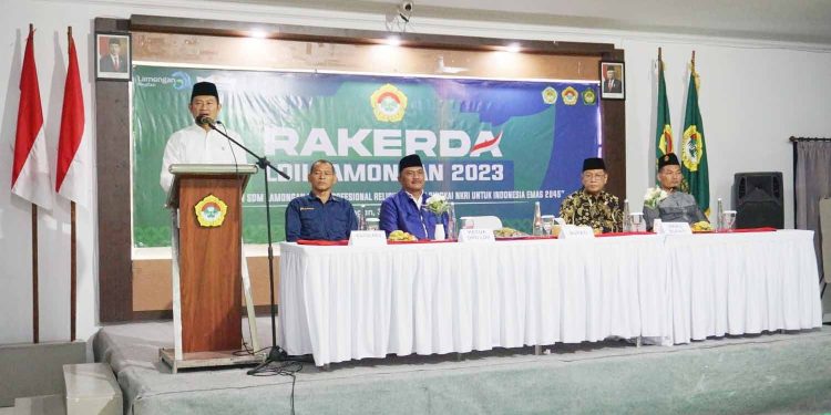 Buka Rakerda LDII, Bupati Yuhronur Mengajak Sinergi Membangun SDM Lamongan Megilan