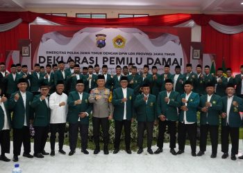 Sinergi Dengan Polda Jatim, LDII Gelar Deklarasi Pemilu Damai