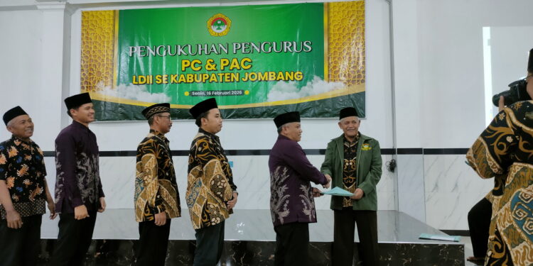 Solid dan Siap Bersinergi, LDII Jombang Kukuhkan 95 Pengurus Masa Bakti 2026–2031