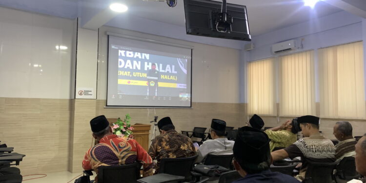 LDII Jombang Ikuti Sosialisasi Juru Sembelih Halal dan Manajemen Kurban Sehat Secara Hybrid
