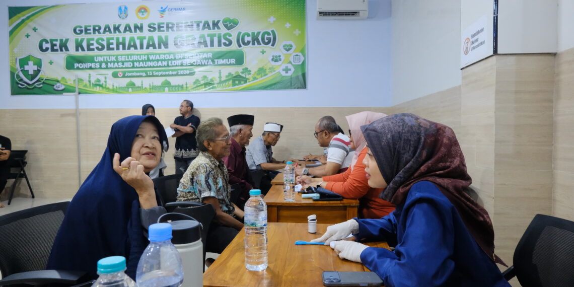 Gelar Pemeriksaan Medis Gratis, LDII dan Dinkes Jombang Perluas Jangkauan Layanan Kesehatan Masyarakat