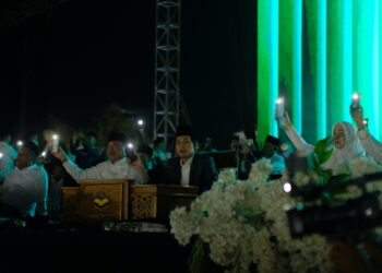 Hadiri Sholawat Akbar Bersama Gus Iqdam, LDII Jombang Perkuat Silaturahmi dan Kebersamaan Umat