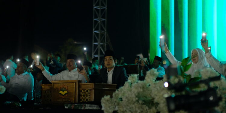 Hadiri Sholawat Akbar Bersama Gus Iqdam, LDII Jombang Perkuat Silaturahmi dan Kebersamaan Umat